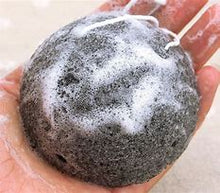 Load image into Gallery viewer, Activated Charcoal Konjac Sponge

