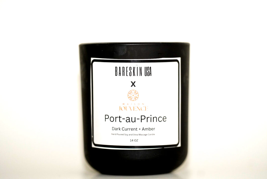 PORT-au-PRINCE Dark Current + Amber Massage Candle